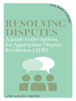 cover image of Resolving Disputes